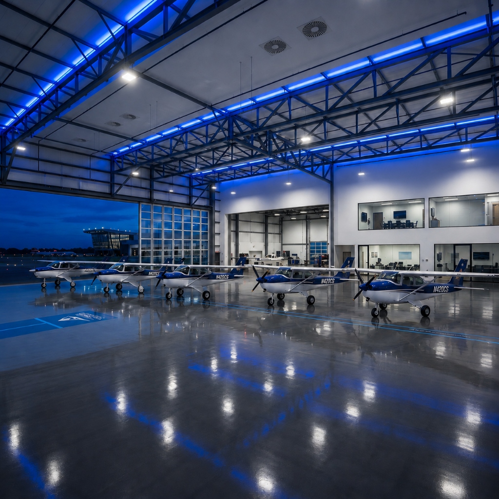 Modern Flight Training Fleet Diamond DA40 Glass Cockpit